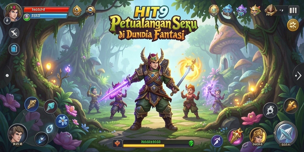 Tangkapan layar gameplay HIT9 menunjukkan aksi seru dalam dunia petualangan yang menakjubkan.