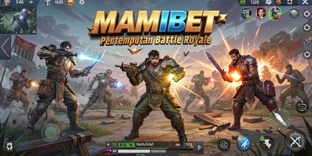 Tampilan gameplay seru di MAMIBET dengan pertempuran mendebarkan.