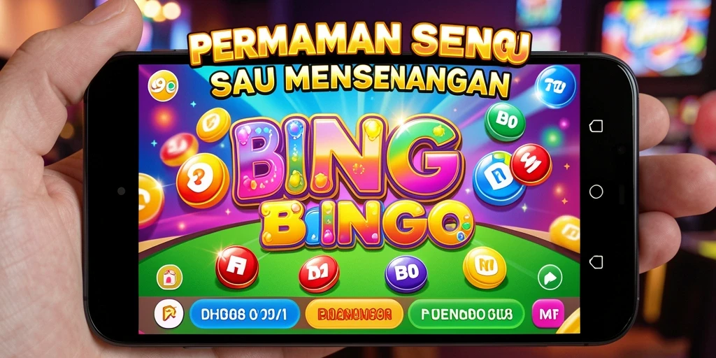 Screenshot gameplay V98 yang menunjukkan keseruan bermain Bingo.